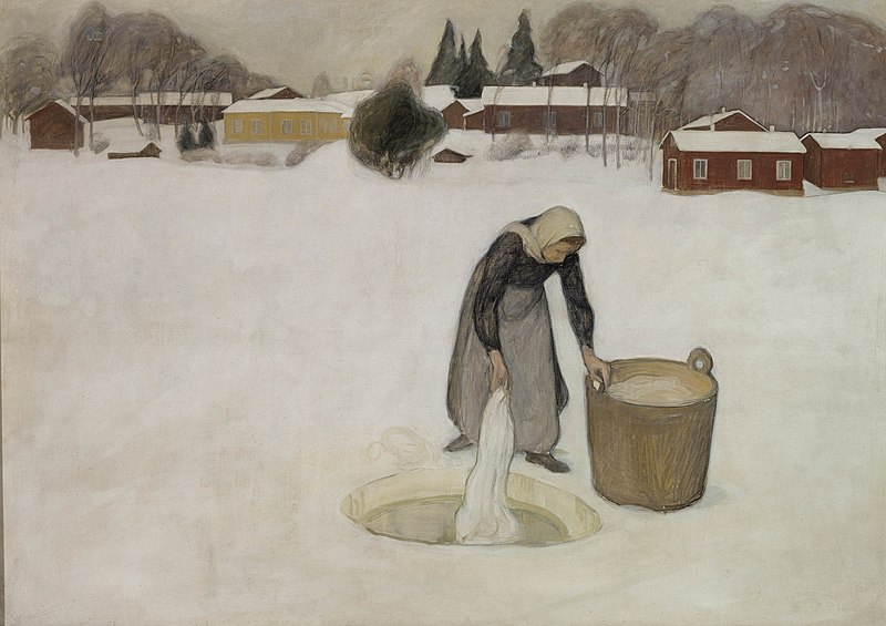 File:Pekka Halonen - Washing on the Ice.jpg