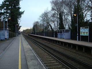 Penshurst railway station Railway station in Kent, England