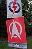 People's Action Party and Singapore Democratic Party posters, Clementi Road, Singapore - 20110505-02.jpg