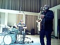Peter Brötzmann on tenor saxophone.jpg