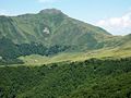 Peyre Arse (1.806 m) seen from Puy Griou (1.694 m) (Monts du Cantal)