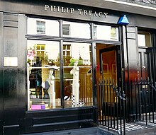 Philip Treacy's boutique, 69 Elizabeth Street, Belgravia, London. Philip Treacy London Boutique.jpg