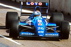 Alliot a Ligier versenyzőjeként (1990)