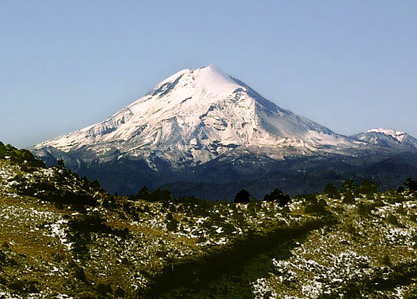 Pico de Orizaba looking south from atop Cofre de Perote