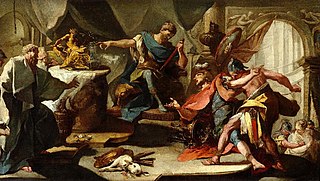 S. Eustache de Romeo refuse d'offrir des sacrifices aux idoles