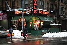 A pizza parlor in New York City Pizza Pasta Cafe, New York City.jpg
