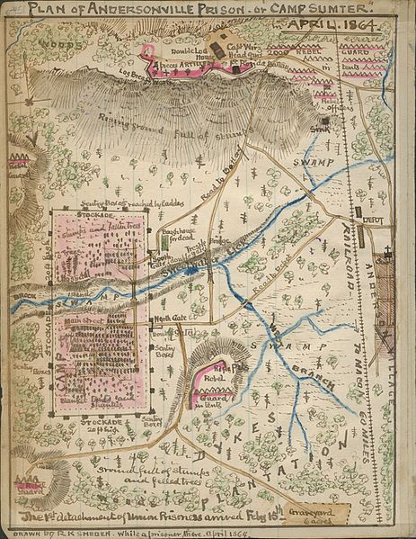 File:Plan of Andersonville Prison or Camp Sumter, April, 1864.jpg
