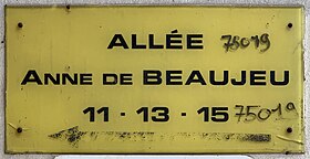 Voir la plaque.