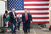 President Trump tours Honeywell Aerospace President Trump Visits Honeywell International Inc. (49863869247).jpg