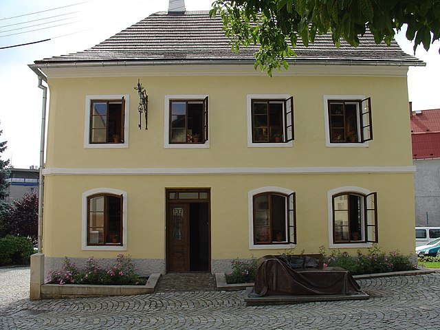 Freud's birthplace, a rented room in a locksmith's house, Freiberg, Austrian Empire (Příbor, Czech Republic)