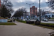 English: Puškina avenue. Minsk, Belarus Беларуская: Праспект Пушкіна. Мінск, Беларусь Русский: Проспект Пушкина. Минск, Беларусь