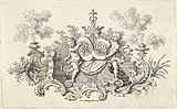 Rococo putti with two coats of arms; 1746; etching on paper; 7 x 11.3 cm; Rijksmuseum (Amsterdam, the Netherlands)