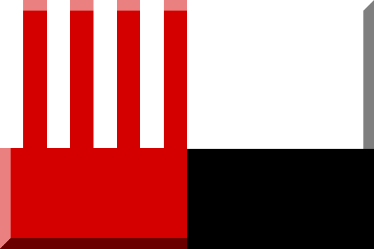 File Quadripartito Con Rosso Bianco E Nero E Quadrante A Strisce Svg Wikimedia Commons