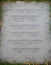 Hengstenberg-Steintafel