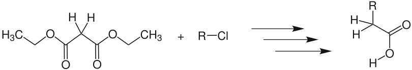 Reaction Malonestersynthesis V1.svg