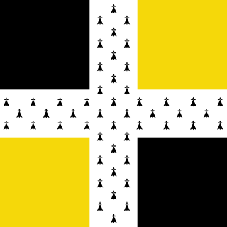 Drapeau d'ordonnance du régiment Bretagne.