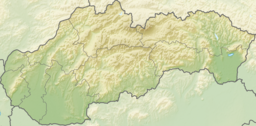 Situo sur mapo de Slovakio
