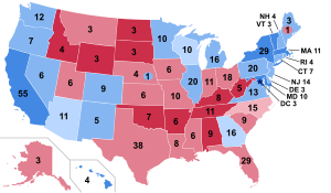 2020 presidential election results by state, shaded according to winning candidate's percentage of the vote Results by state, shaded according to winning candidate's percentage of the vote 2020.svg