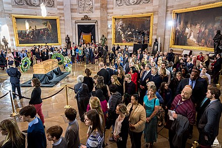Ceremony to the Reverend Billy Graham at the Capitol Rotunda, February 28, 2018.