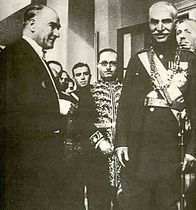 Kemal Ataturk et Reza Chah.