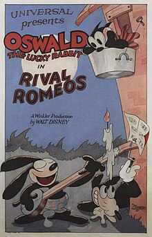 A 1928 poster of short film Rival Romeos Rival Romeos (1928) Poster.jpg
