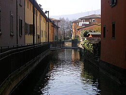 La Roggia Serio Grande nel centro di Alzano