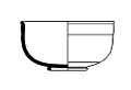 Profile drawing of form Dragendorff 37. 1st–3rd century AD