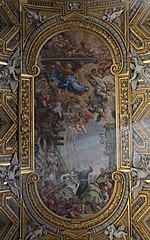 Рим, церковь Санта-Мария-ин-Валличелла 045 - Frescoed Vault.JPG
