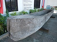 Centuries-old unfinished dugout boat