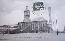 La fosse n° 2 des mines de Drocourt dite « Nouméa » à Rouvroy (Pas-de-Calais) vers 1900