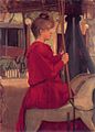 Santiago Rusiñol: Retrat de Madeleine de Boisguillaume (1892)