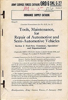 Cover of SNL G-27, section 2 - typical of updatable, loose-leaf manuals, numbered by section or chapter, kept in a dedicated binder. SNL -G27 tools.jpg