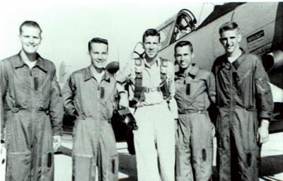 Johnson in flight school in 1951