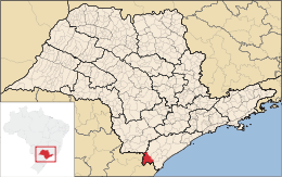 Barra do Turvo – Mappa