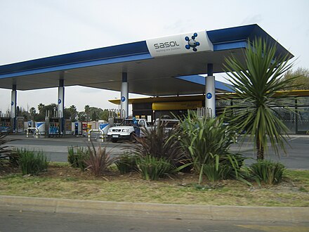 A SASOL garage in Gauteng