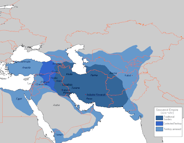 Lokacija Sasanidskog Perzijskog Carstva
