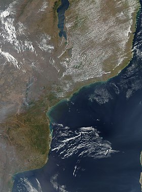 hartă: geografia mozambicului