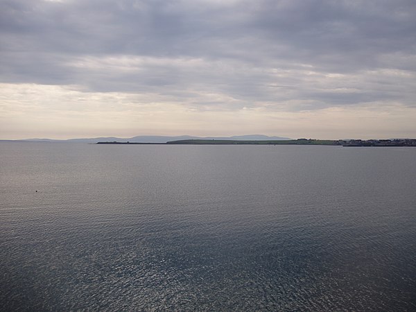 Scapa Flow viewed from its eastern end in June 2009