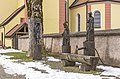 Brunnen mit den typischen SchwarzwÃ¤lder Figuren