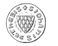 Seal of John (de Saint Omer?) of Thebes (Schlumberger, 1897).jpg