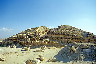 North side of the pyramid of Seila SeilaPyramidNorthSide.jpg