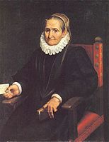 Self-portrait in old age by Sofonisba Anguissola (1610)