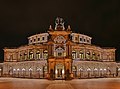 Gottfried Semper's Dresden Semper Opera House of 1870, incorporating both Baroque and Renaissance architectural features
