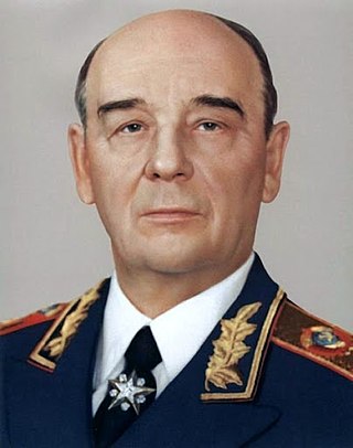 <span class="mw-page-title-main">Sergei Sokolov (marshal)</span> Defense Minister of the Soviet Union