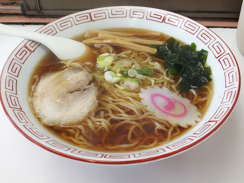 File:Shoyu ramen, at Kasukabe Station (2014.05.05) 2.jpg