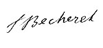 Signature de François Bécherel