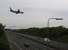 Photograph of the location of the disaster in May 2006 Site of Kegworth aeroplane disaster - geograph.org.uk - 165281.jpg