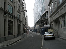 Foster Lane, in the City of London Site of St Leonard Foster Lane.JPG