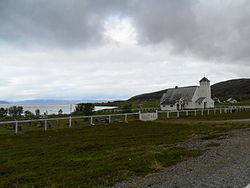 Blick auf die Dorfkirche