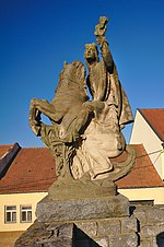 Reiterstatue des hl. Wenzel, Olešnice